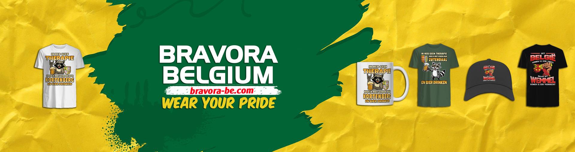 Banner for Bravora Belgium Wear Your Pride